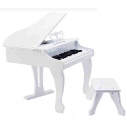 Mini Piano Elegante para Criança Branco