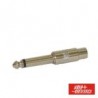 Adaptador Jack 6.3 / RCA Metálico