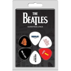 Conjunto 6 palhetas The Beatles