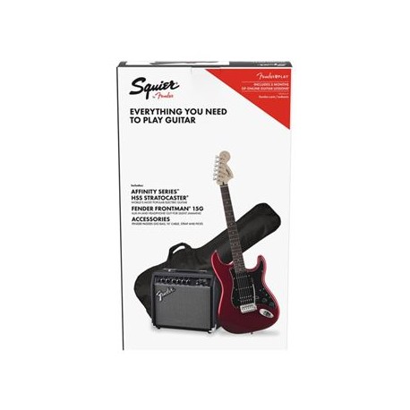 Guitarra Fender Squier® Affinity Strat® Pack 15W
