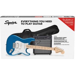 Fender Squier Affinity Stratocaster HSS Azul Kit