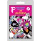 Conjunto 6 palhetas I Love Unicorns