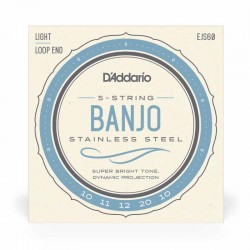 EJS60 Banjo 5 cordas D`addario