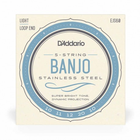 EJS60 Banjo 5 cordas D`addario