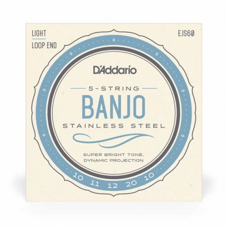 EJS60 Banjo 5 cordas D`addario
