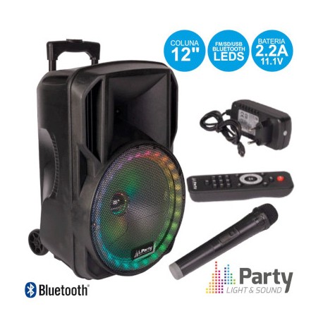 Coluna Activa 12" PARTY-12RGB